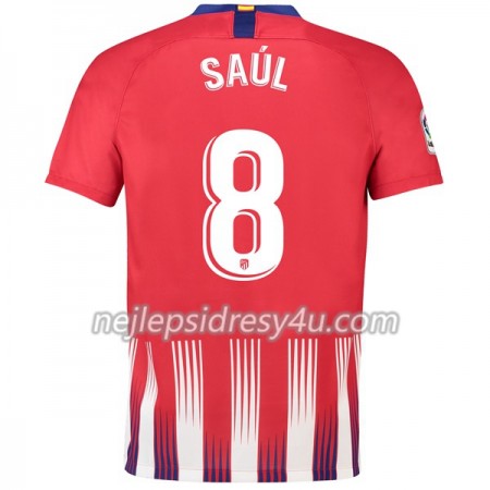Fotbalový Dres Atlético Madrid Saul 8 Domácí 2018/19